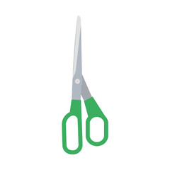 Scissors. Repair tool  isolated on white.