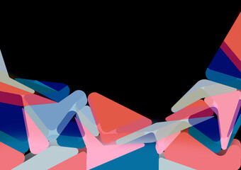 Abstract colorful background of polygons