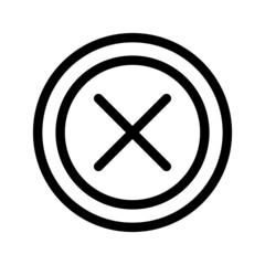 Obraz premium Fail Icon Vector Symbol Design Illustration