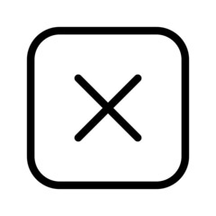 Fototapeta premium Fail Icon Vector Symbol Design Illustration