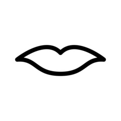Lips Icon Vector Symbol Design Illustration