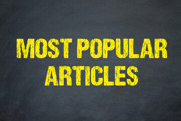 Most Popular Articles