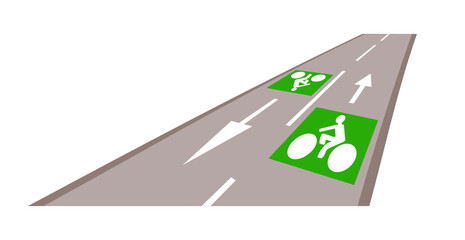 piste cyclable image