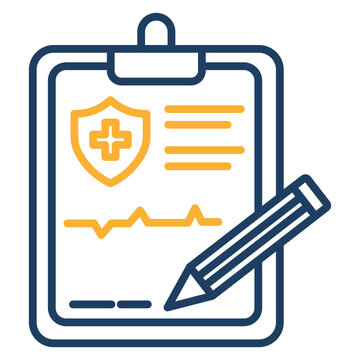 Medical Report Vector Icon Which Is Suitable For Commercial Work And Easily Modify Or Edit It

