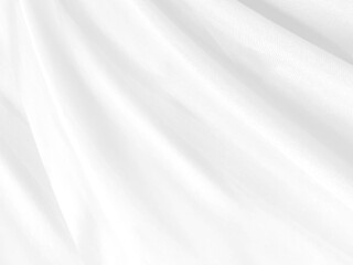 Fototapeta na wymiar Abstract white fabric texture background.White cloth background abstract with soft waves.