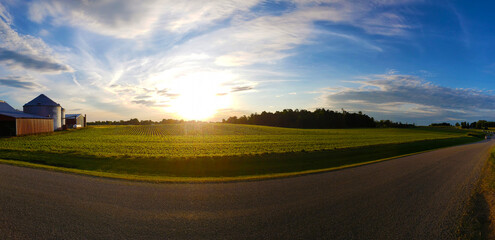 Rural landscape scene in late Spring, Ohio © Richard