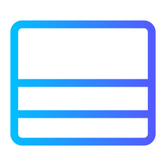 Obraz premium Flat Gradien gradient icon