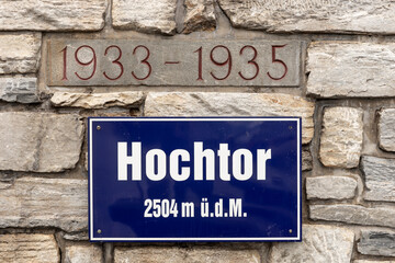 Hochtor - Großglockner Hochalpenstraße. Österreich