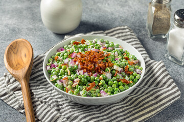 Homemade Summer Bacon Pea Salad