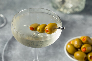 Boozy Refreshing Dry Gin Martini