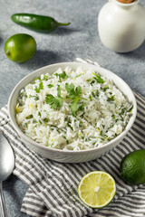 Homemade Mexican Cilantro Lime Rice