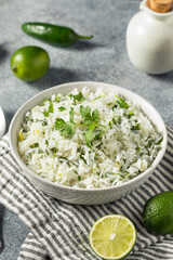 Homemade Mexican Cilantro Lime Rice