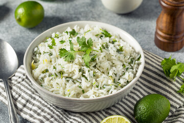 Homemade Mexican Cilantro Lime Rice