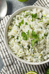 Homemade Mexican Cilantro Lime Rice