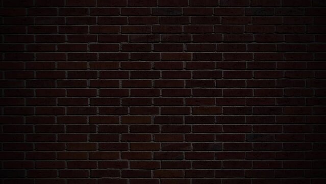 Usa midterms 2022 neon banner animated text on dark brick wall, election call for action