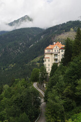 Fototapeta na wymiar An old hotel in Bad Gastein, Austria