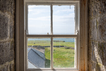 Blick aus dem Fenster auf das Meer
Loop Head Clare Irland