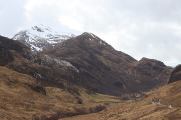 Naklejka premium Sgùrr a' Mhàim mamores glen nevis scotland highlands