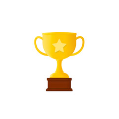 Championship for Victory Award, Trophy of Honor, 3D Victory Medal, Gold Cup, Gold Medal