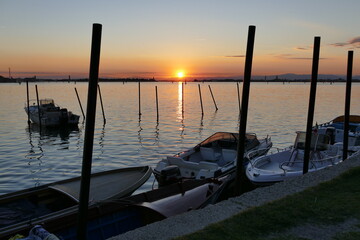 postcard from romantic lagoon of Venice Italy