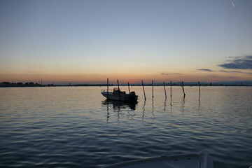 postcard from romantic lagoon of Venice Italy