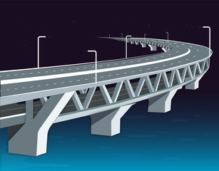Bangladesh Padma Bridge Illustration