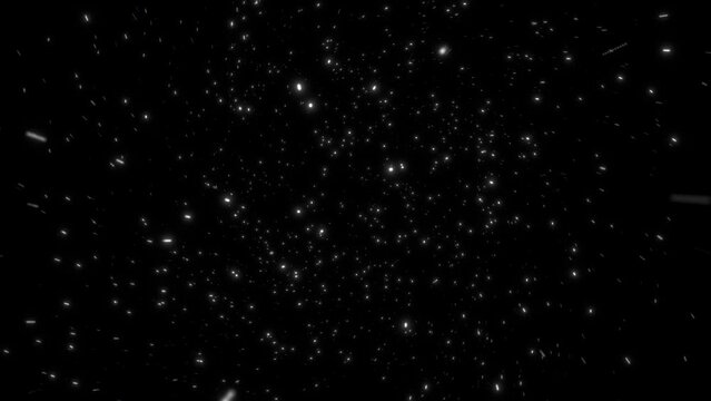 starry night sky stars background video
