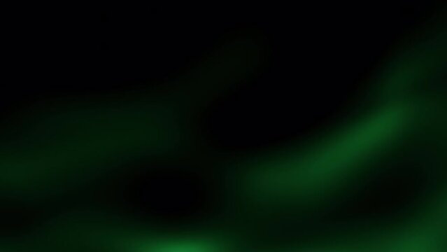 Effect Northern Lights green animation. Loop seamless endless.