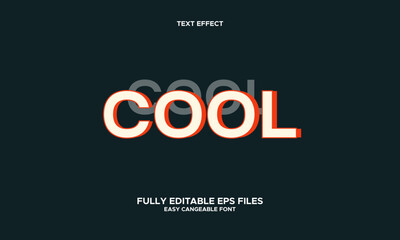 Fototapeta na wymiar Editable 3D Text Effects Template