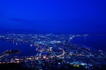 Night View from Mount Hakodate (Hakodateyama) in Hakodate, Hokkaido, Japan - 日本 北海道 函館市 函館山 夜景