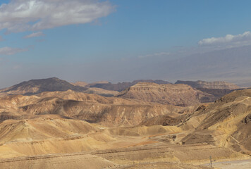 Fototapeta na wymiar beautiful mountains landscape in Arava desert