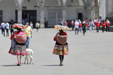 In der Altstadt von Arequipa, Peru