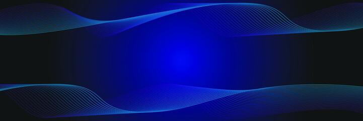 Business background. Abstract blue background with waves. technology theme.