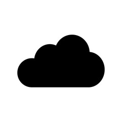 chmura - ikona  wektorowa