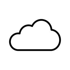 Chmura, obłok  - ilustracja wektorowa