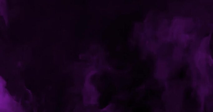 An animated purple smoke on a black background.