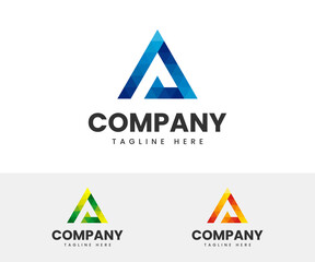 Letter A Logo Design. A Logo Design Template.
