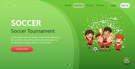 Soccer Website Template