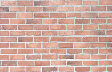 Square brick wall red color for texture and copy space old wall of home vintage wallpaper