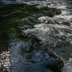 Felsstufe im Wildbach