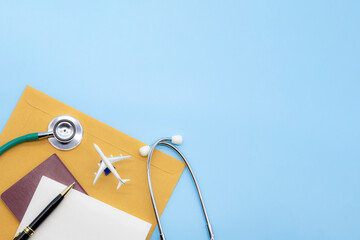 International travel health insurance, medical cost coverage for world traveler,vaccine immunity certificate and passport