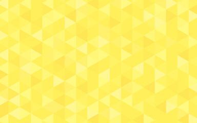黄色の三角形の幾何学模様背景