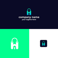 Home safety logo design