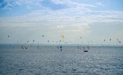 Fototapeta Windsurfing Kitesurfing  obraz