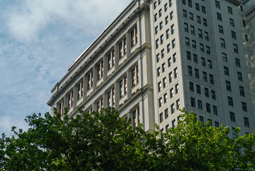 Obraz premium New york city building architecture