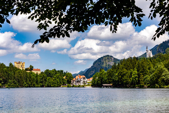 Alpsee mit Schlosspanorama
