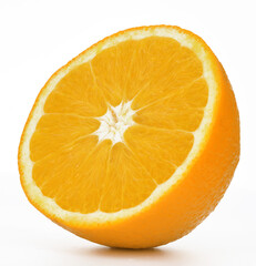 Slice of orange fruit