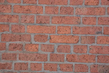 red brick wall