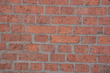 red brick wall