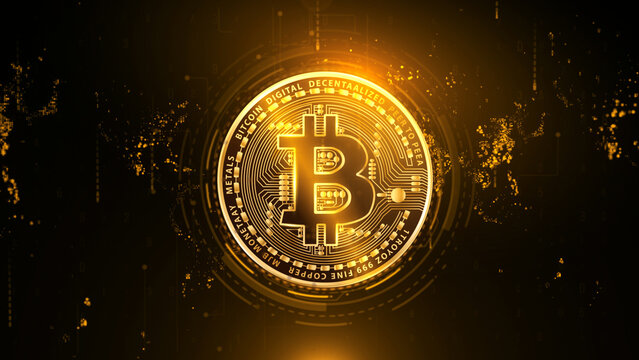 Cryptocurrency bitcoin 4k